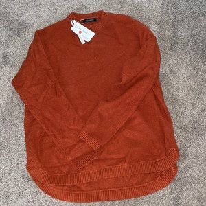 Burnt orange sweater